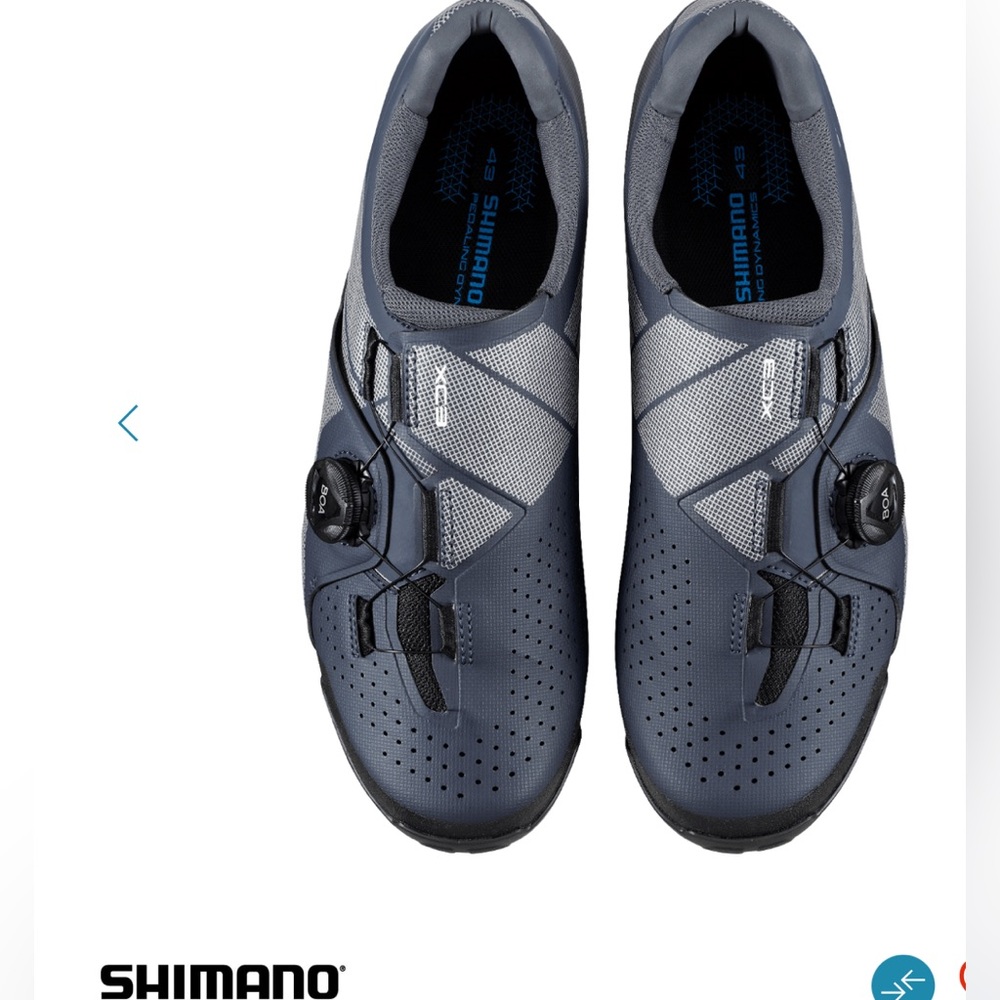 Shimano Men's blue road cycling Shoes size 42/US 8.3 new no box Or tags